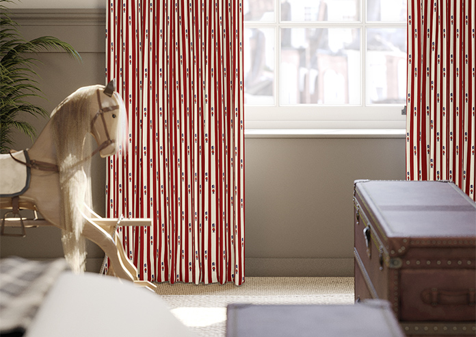 Kings Breakfast, Stripe Kingsmen - Made to Measure Curtains - Image 5